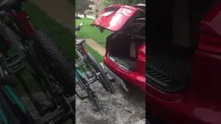 Yakima bike rack on F-Pace