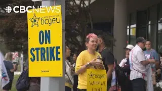 B.C. public service staff launch picket lines after strike deadline expires