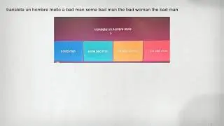 translete un hombre mello a bad man some bad man the bad woman the bad man