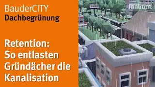 So entlasten Gr&uuml;nd&auml;cher die Kanalisation bei Starkregen | BauderGREEN Retention