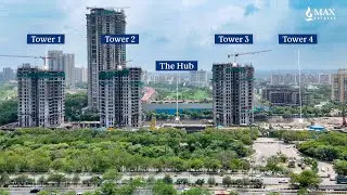 Estate 128, Noida: Construction Progress Preview | July 2025