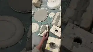 Vintage Mold Reveals #slipcast #ceramicmolds #asmrvideo #vintageceramics #claybrulee