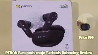PTron Basspods mojo Unboxing Reviews 😱 #ptronearbuds #ptronbasspodsmojoearbuds