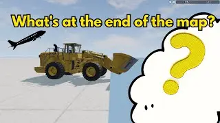 I Tried to Reach the End of the Map with a Big Wheel Loader… Got Bored and Took a Plane 😅