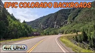 Relaxing 4K Drive Through Colorado’s San Juan Mountains | Telluride to Rico