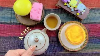 [DollASMR]squishy toy afternoon tea （no talking）