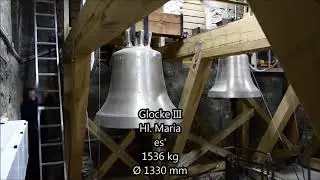 St. Johannes Enthauptung Salzkotten: Einzelvorstellungen der neuen Glocken 16.12.2017