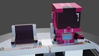 Astronaut - Mascot. Digital art. Voxel art. Clip studio and Qubicle