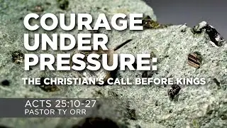 Courage Under Pressure: The Christian&rsquo;s Call Before Kings