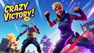Fortnite Battle Royale - Epic Clutch Win! (Crazy Build Fights & Insane Edits)