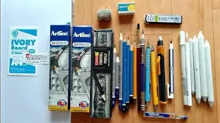 Drawing Tools for beginners ? Must have Art Materials for beginners