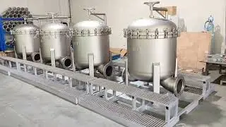 JX Filtration - 12 Bag Filter Housing