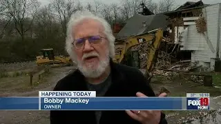 Bobby Mackey's demolished today