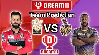 KKR VS RCB Dream 11 team Prediction  | RCB VS KKR Dream 11 team Today Match