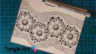 Tangle Art/Zentangle art/Easy and beautiful Doodle art/Reyyanscreation