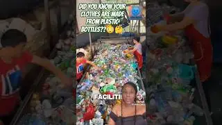 Did you know that your clothes are made from recycled plastic bottles?