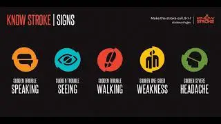 Know Stroke. Know the Signs. Act in Time