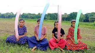 Outdoor fun with rocket balloon and learn colour balloon show for kids episode - 101 .
