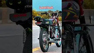 Honda 125 Modified|Full Honda Modification|Honda stickering|New Lock#shorts#youtubeshorts#shortvideo