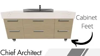 How to Place Cabinet Feet