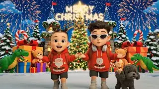 Bon & Rio in Santa’s Elf City 🎄🐉🐶 | Christmas Kids Animation