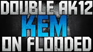 CoD Ghosts: Solo Double KEM STRIKE w/ AK12 on FLOODED (Call of Duty Ghosts Multiplayer Gameplay)