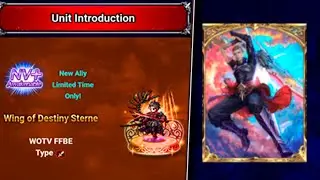 UNIDAD DE WOTV FFBE GRATUITA!!! NV+ WING OF DESTINY STERNE [FFBE]
