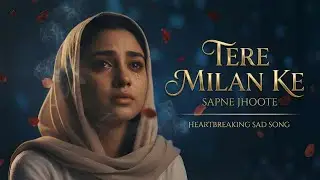 Tere Milan Ke Sapne Jhoote 💔 | Emotional Breakup Song | Viral TikTok Audio