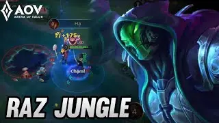 AoV : RAZ GAMEPLAY | RAZ JUNGLE - ARENA OF VALOR | LI&Ecirc;NQU&Acirc;NMOBILE | ROV