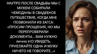 «Наутро после свадьбы мы с мужем собирали чемоданы для нашего медового месяца, когда внезапно…»