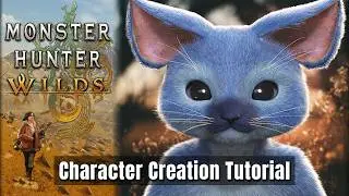 Monster Hunter Wilds - STITCH (Lilo & Stitch) - Palico Character Creation Tutorial