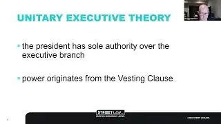 Webinar: Executive Powers at the Court October 2025 Term