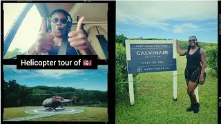 Первый вертолетный тур по всему острову Антигуа🇦🇬 | Britiguan Sim