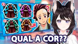 SÓ ACERTO O QUE NÃO CONHEÇO! - Adivinhando as cores originais das roupas de animes!