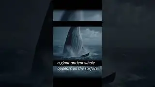 a giant ancient whale appears on the surface #veo3 #animals #viral