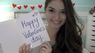 Valentine's Day Makeup, Hair, Outfits & DIY Cards ♡