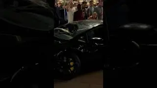 Accident in the casino of Montecarlo😬 #crash #monaco #supercars #millionaire #girl #prank