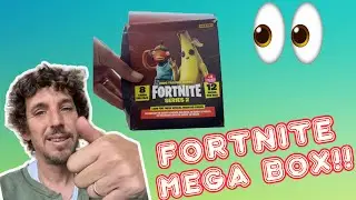 Fortnite series 2 mega box! Cracked ice! 👀 #fortnite #fortnitecards