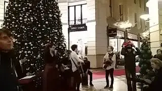 Unknown beautiful song of street musicians
