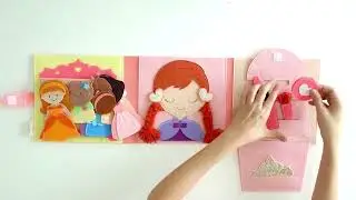 The princess dressing room quiet book