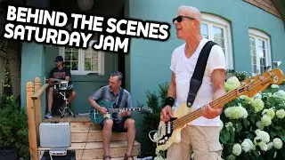 Reverend Tricky Gomez RT (Revtrons pickups) Deep Sea Blue - Out door Jam Session