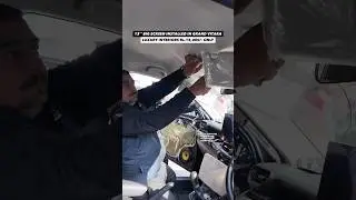 Big screen installed in Grand vitara | Base to top | Crystal Car Care | #shorts #viral