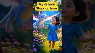 sky dragon story cartoon | Mera Cartoon-YT #shortsfeed