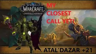 My closest call in timing a dungeon yet! +21 AD Prot Warrior game play. Shadowlands pre patch