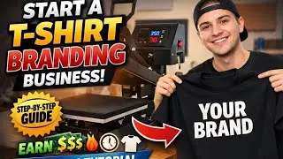 T-Shirt Branding Business 101 | Easy Step-by-Step Heat Press Tutorial