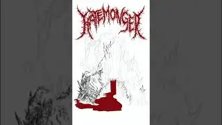 Shirt design for chicago #deathmetal band HateMonger