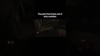 The perk that broke call of duty zombies