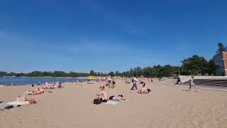 Sunday Afternoon Beach Walk, Finland Hietsu Helsinki