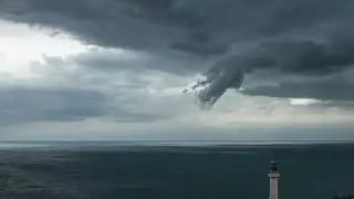 Storm in Trieste, April 2022, Timelapse