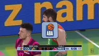 And1 dunk by Nikola Jović! (Cedevita Olimpija &ndash; Mega Soccerbet, 27.4.2021)